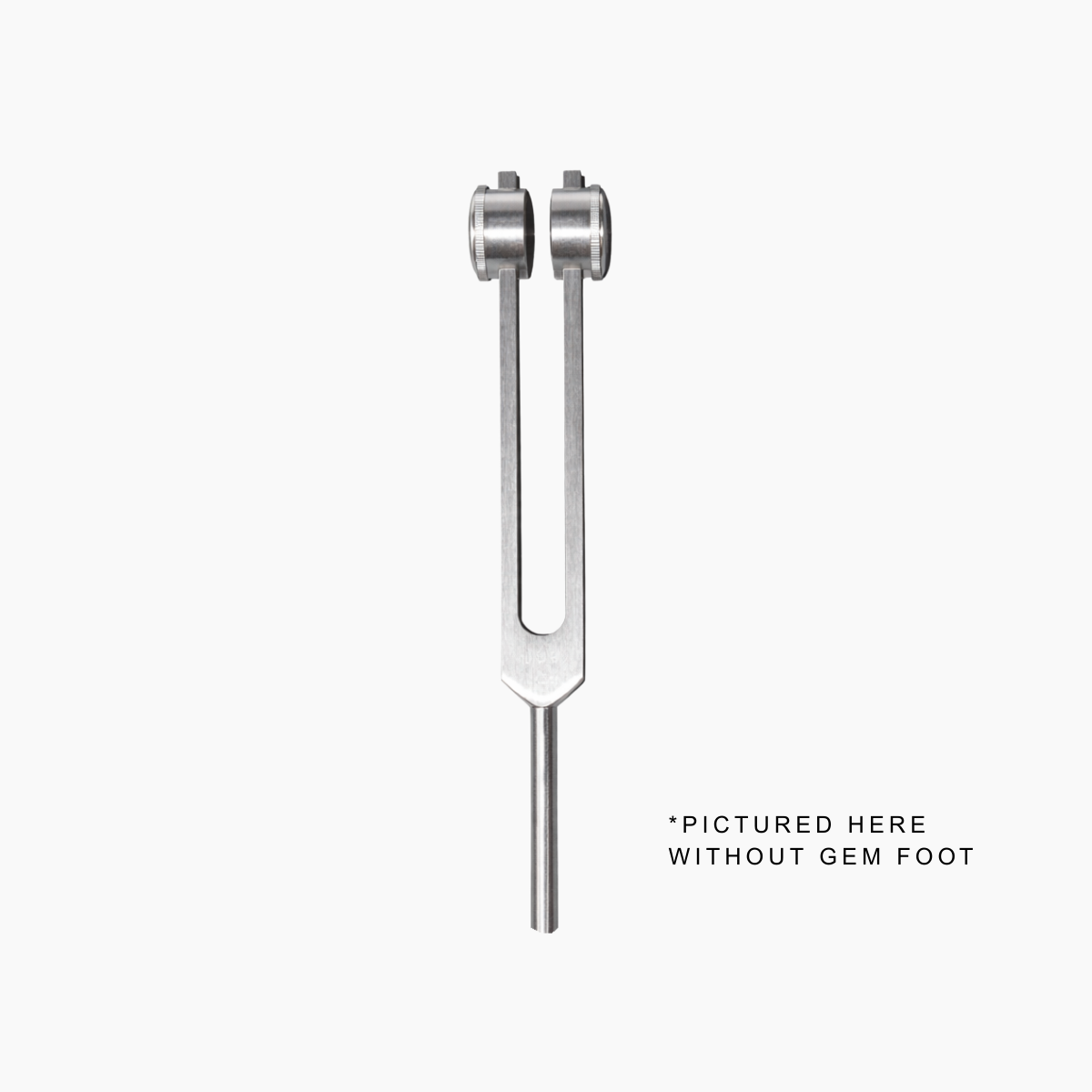 Otto 128 Weighted Tuning Fork with Rose Quartz Gem Foot