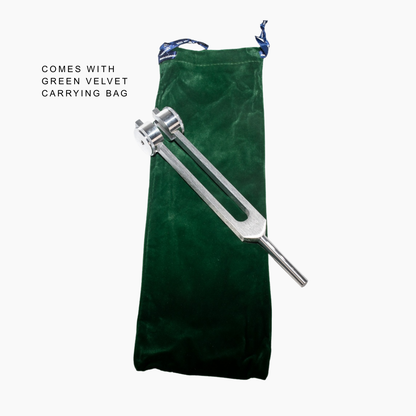 Otto 128 Weighted Tuning Fork with Rose Quartz Gem Foot