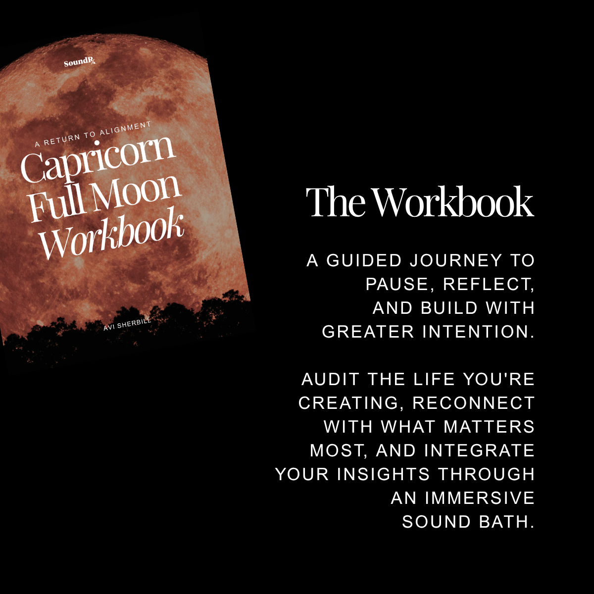 Capricorn Strawberry Full Moon: Soundbath + Workbook